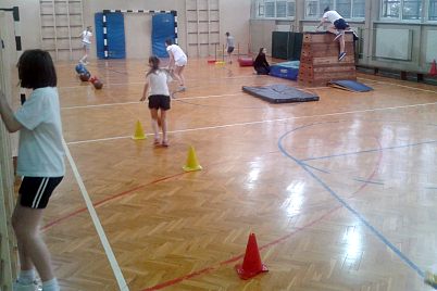 trening na torze przeszkód